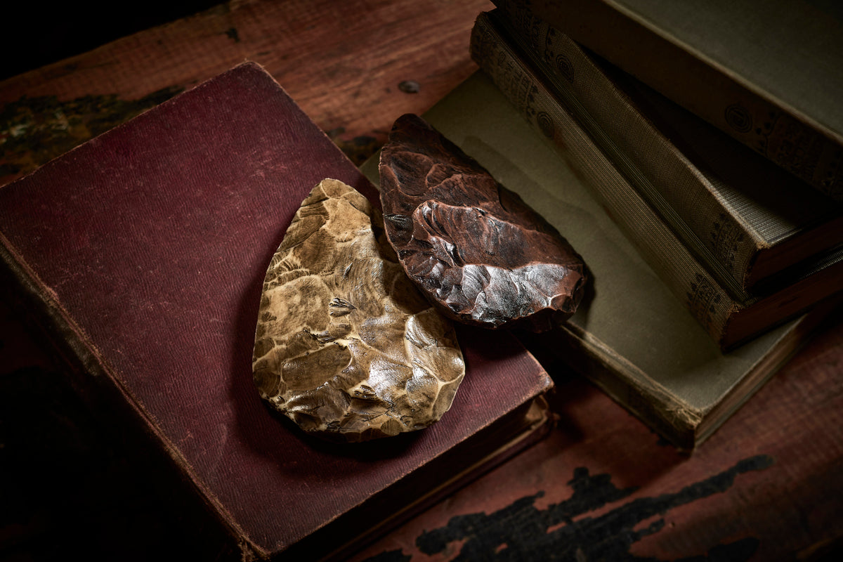 Chocolate Flint Hand Axe