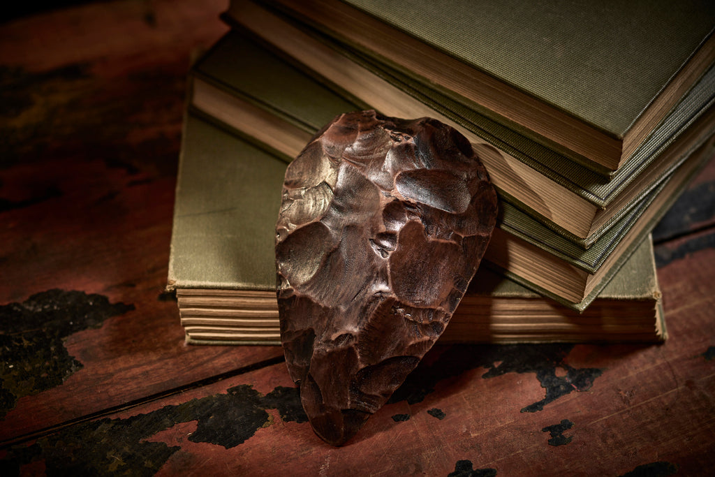 Chocolate Flint Hand Axe